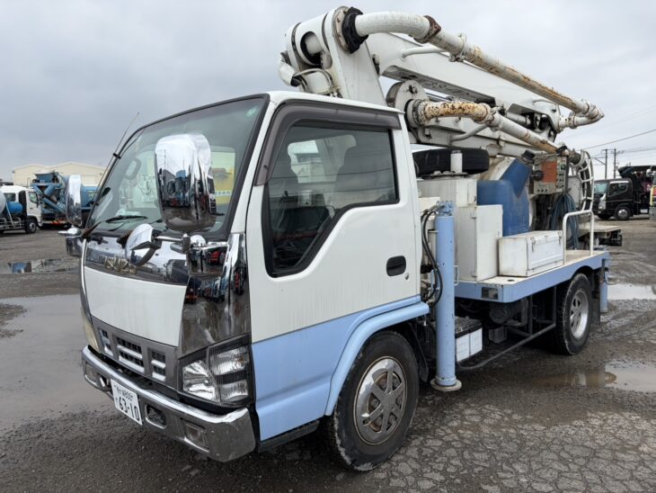 極東開発工業コンクリートポンプ車 2t（2トン）スクイズ　PH45-14A　平成18年式　ブーム14ｍ　